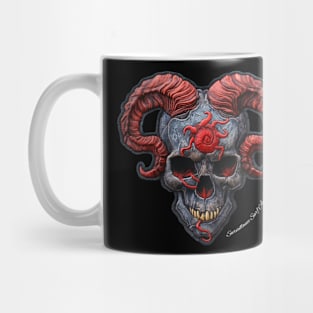 Embroidered Demon 1 Mug